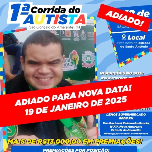 evento: 1ª CORRIDA DO AUTISTA 